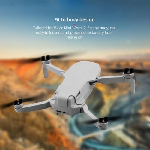 Drone Battery Protection Cover Eco-friendly Safety Elements Anti-Drop Buckle Holder Playing for DJI Mavic Mini/Mini 2