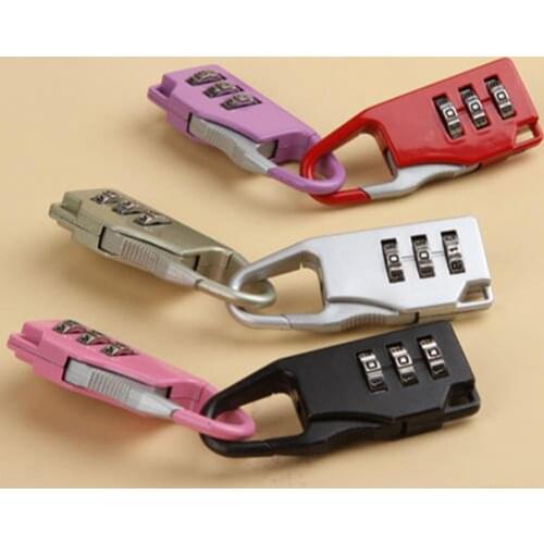 Mini 3 Digit Combination Security Safe Travel Luggage Code Password Lock Padlock Travel Luggage Code Lock By Random Wholesale