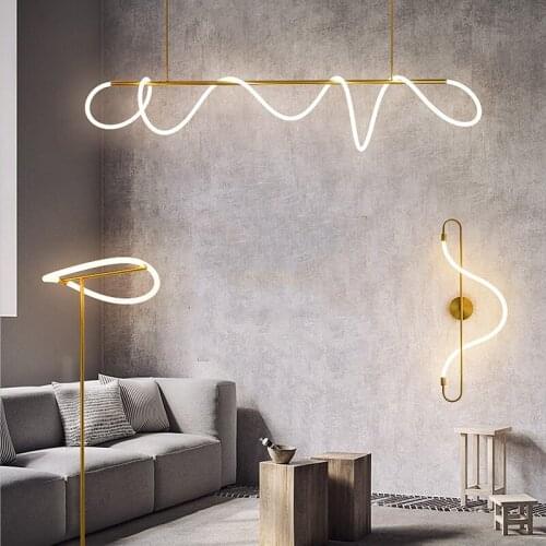 Home Decoration Modern Nordic Led Ring Pendant Light Living Room Loft Dining Room Furniture Bedroom Industrial Lights Lighting