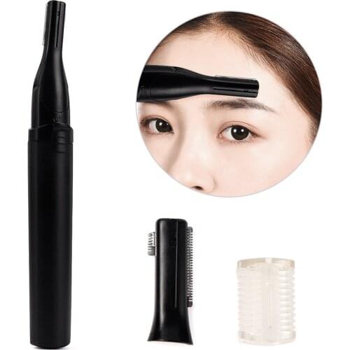 Multifunctional Face Eyebrow Scissors Hair Trimmer Mini Portable Body Shaver Remover for Removes Lip Chin Cheeks Facial Hair