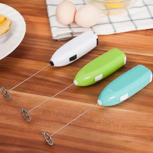 Fashion Drinks Milk Frother Foamer Whisk Mixer Stirrer Egg Beater Electric Mini Handle Cooking Tools UD8