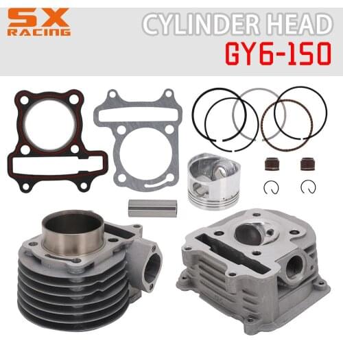 Motorcycle Engine Cylinder Piston Ring Set Gasket Washer For GY6 1250cc 150cc Scooter Moped ATV QUAD Four 4 stroke