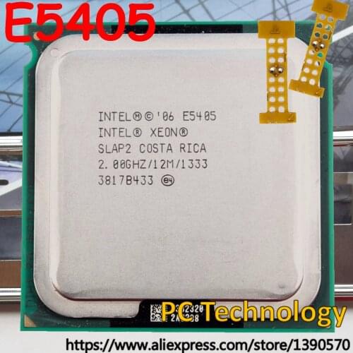 Original Intel Xeon E5405 processor 2.00GHz 12MB 1333MHz LGA775 Quad-Core CPU Free shipping ship out within 1 day close to Q8200
