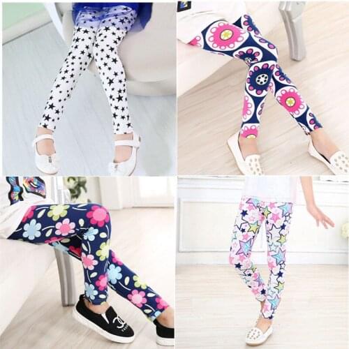 Winter Autumn Girls Tights Elasticity Princess Tights for Girls Little Star And Flower Print Leotardos Teen Pantyhose Cartoon