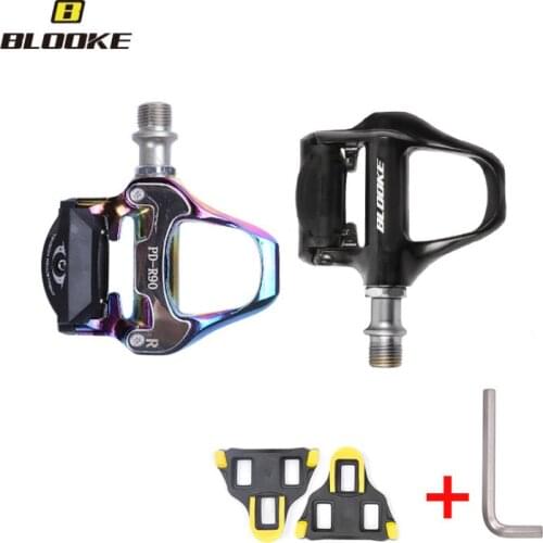 Road Bicycle Aluminum Alloy Self-locking Pedals Cycling Bike Self-locking Pedal Bearing SPD Clipless Pedals For Himano