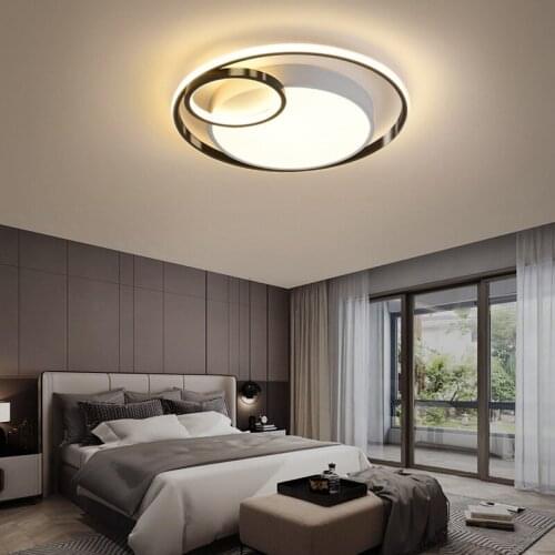 Bedroom ceiling light simple modern main room lighting personality warm romantic household led Nordic lamps