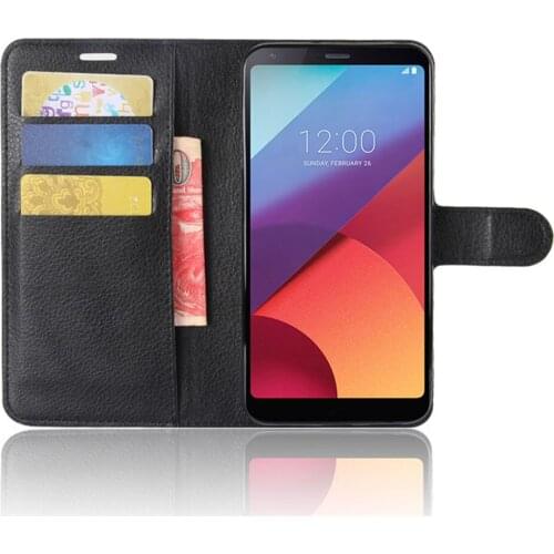 Luxury Leather Wallet Flip Case For LG V35+ ThinQ With Card Slot Holder Pocket Back Kickstand Magnetic Cover For LG V35 ThinQ