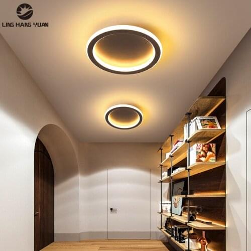 Modern Led Ceiling Light for Living room Bedroom Dining room Small Ceiling Lamp Lustre led Corridor lights Aisle Lamps D20cm 12W