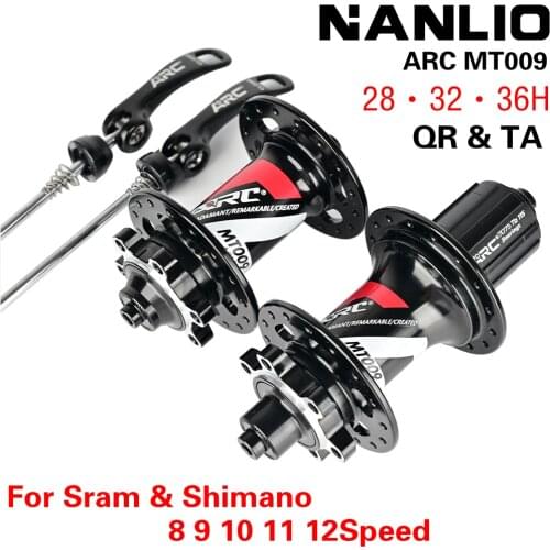 ARC MTB Hub 28H / 32H / 36H Micro Spline 12 Speed Disc Brake Bearing Hub 6 Pawls 114T Click HG 8 9 10 11/ MS / Sram XDR 12 Speed