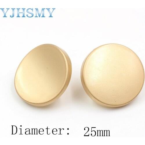 YJHSMY 181151,10 pcs 25 mm classic metal buttons , clothing accessories, DIY craft materials, craft sewing accessories button