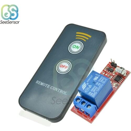 DC 12V 1 Channel Relay Module Infrared IR Remote Switch Control 1 CH Relay Driving Board Controller for Arduino