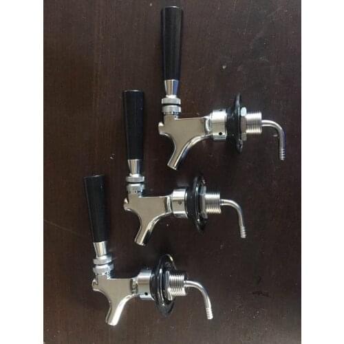 1PCS homebrew beer 304 Stainless Steel Beer Faucet with Stainless Steel Lever