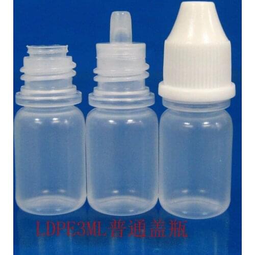 3ml eye drop bottle plastic bottle for pharmaceutical / e-liquid/smoking oil
