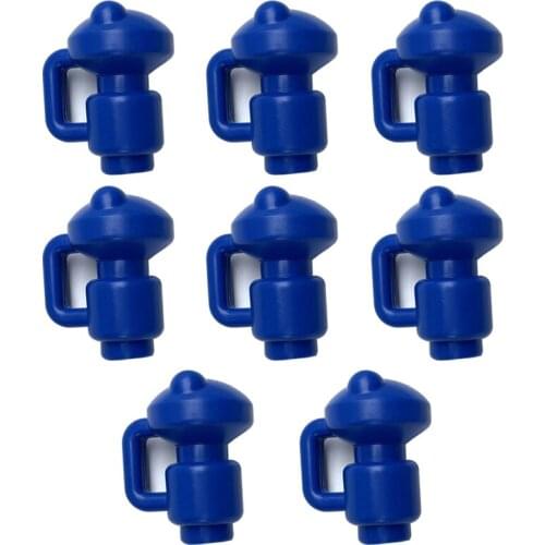 6 pcs/8 pcs 2.8cm Diameter Trampoline Enclosure Pole Cap Rod Top Cover for Net Hook