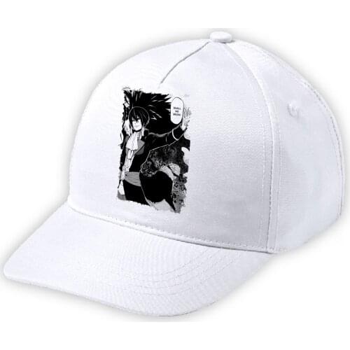 MERCHANDMANIA White Cap child devil DEMON SLIME DATA KEN soft small polyester sport field picnic fishing