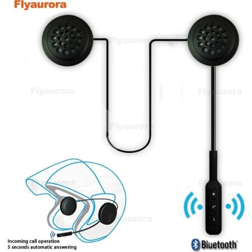 Motor Wireless Bluetooth Anti-interference Headset Motorcycle Helmet Earphone Headphone Speaker Handsfree Music For MP3 MP4 Smar