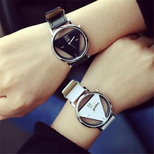 Watch women Modern NEW Luxury Fashion Hollowed-out Triangular Dial Casual Gift for Female watches reloj mujer bracelet watch