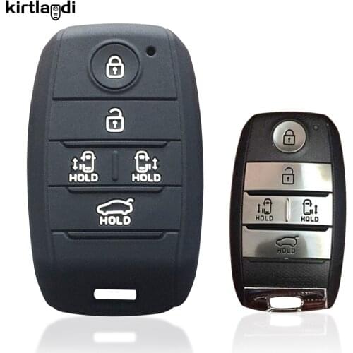 Kirtlandi Key Cover Case for KIA Sedona 2020 Sorento Grand Carnival 2015 2016 2017 2018 2019 5 Button MPV Car Key Holder Shell