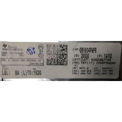 DRV604PWPR HTSSOP28 DRV604 original authentic 100% spot straight shot large amount of price
