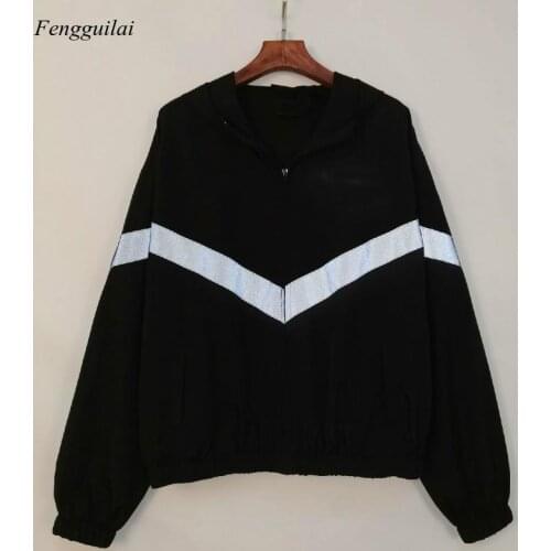 European and American Fashion High Street Windbreaker Reflective Hooded Assault Suit Mens and Womens Coats