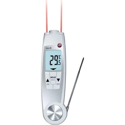 Testo 104-IR Food Safety Infrared Thermometer Penetrating Infrared Measuring Instrument 0560 1040 With Integrated Probe