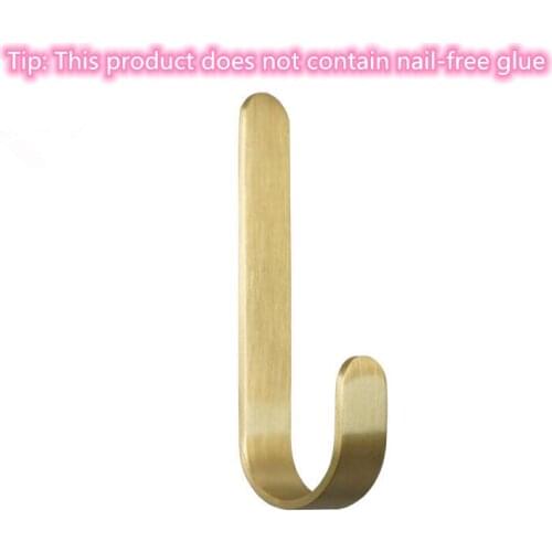 Copper Hook for Bathroom Hook Wall Cloth Hooks Cabinet Handles Furniture Harware