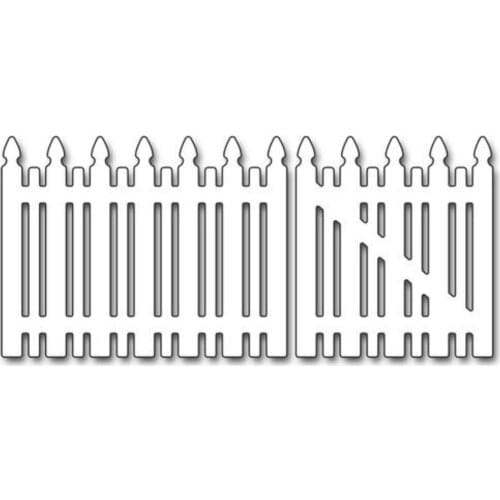 Rail Fence Shape Metal Cutting Die DIY for Scrapbooking Decoration Crafts