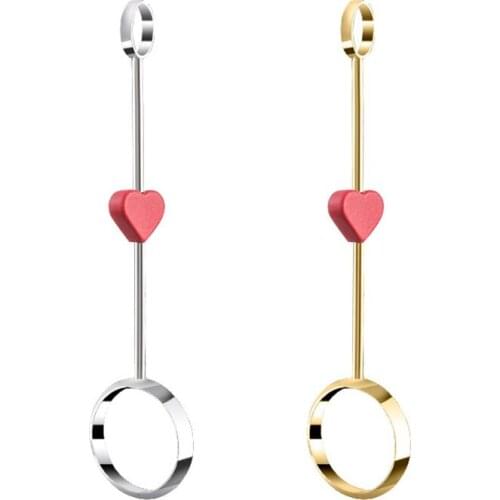 Love Metal Ring Holder Smoking Accessories Practical Cigarettes Holder Clamp Finger Hand Clamp Finger Hand Cigarettes Holder