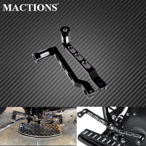 Motorcycle Heel/Toe Shift Lever with Front&Rear Shifter Peg for Harley Touring Softail Road Street Electra Glide Trike Custom