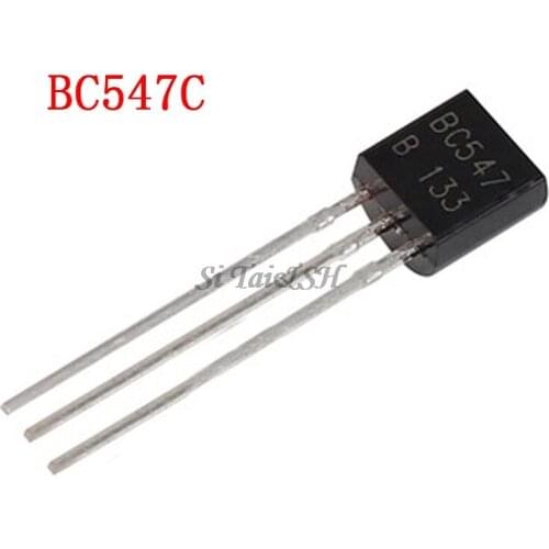 100PCS BC547C TO-92 BC547 TO92 547C new triode transistor
