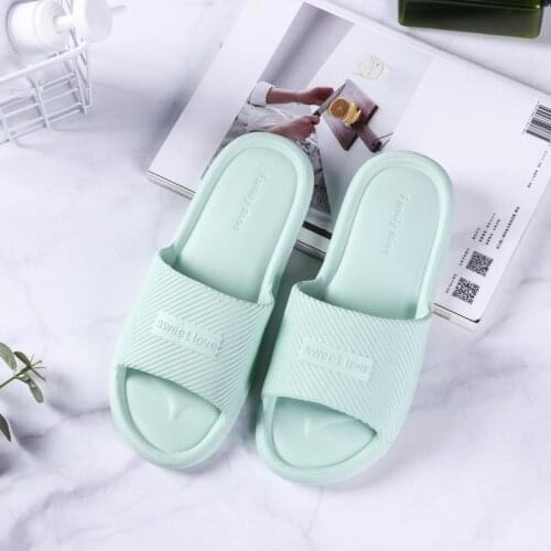 Slipper Female Indoor Non-Slip Mens Home Soft Bottom Bathroom Bath Home EVA Slipper Couple Mens House Shoes Mens Shoes