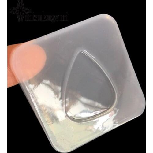 Triangular Rubber Stamp Of Self-Made Mould For UV Glue For DIY Intersperse Decorate Making Jewelry