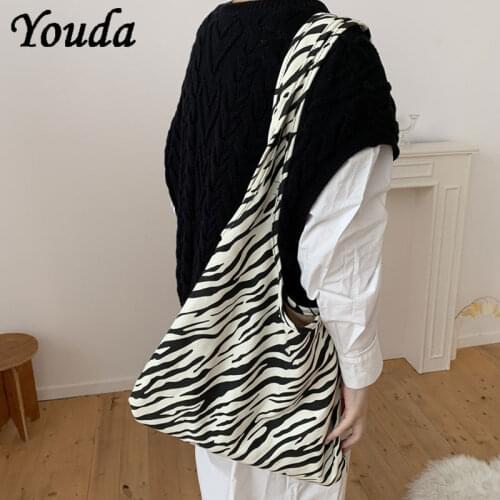 Youda Fashion Leopard Print Crossbody Bags Vintage Shoulder Bag for Womens Designer Pack Girls Shopper Canvas Tote Handbag