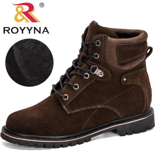 ROYYNA 2020 New Designers Winter Shoes Women Warm Fashion Plush Snow Boots Ladies Comfortable High Top Shoes Botas De Mujer