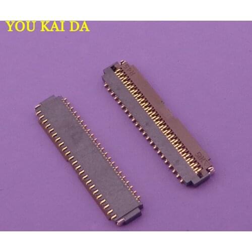 2pcs LCD display FPC connector 45 PIN for HTC T8588 T8585 HD2 contact logic on motherboard