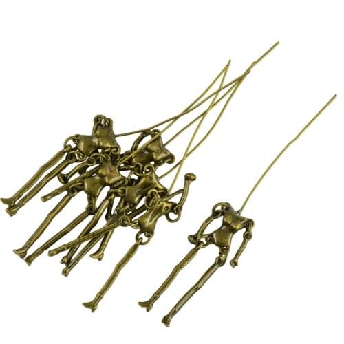 34 Pieces/Set Jewelry Making Charms Body Pendant DIY Doll Necklace Crafts