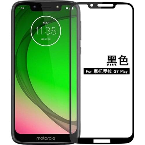 3D High alumin Tempered Glass For Motorola Moto G7 Play Full Cover 9H Protective film Screen Protector For Motorola Moto G7 Play