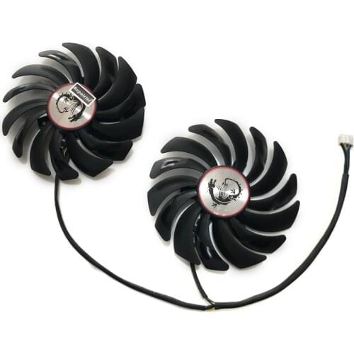 95MM PLD10010S12HH/PLD10010B12HH GPU Cooler Fan For MSI GTX1080 GTX1070Ti GTX1080Ti Video Graphics Card Replacement