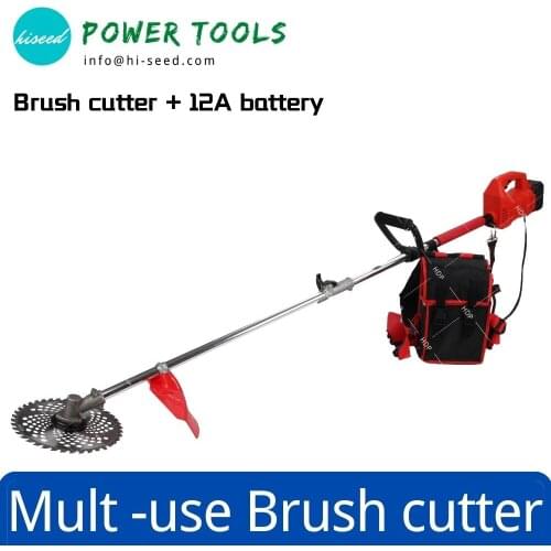 Brushless rechargeable electric lawn mower weeding artifact carrying lawn mower lawn mower