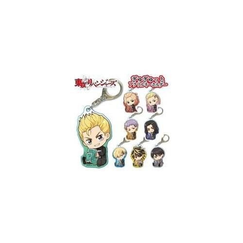 Anime Tokyo Revengers Cosplay Keychain Manjiro Ken Chifuyu Takashi Kazutora Keisuke Kawaii Bag Pendant Fans Collection Props