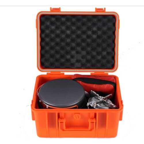 ABS Tool case toolbox Impact resistant sealed waterproof equipment camera case with pre-cut foam shipping free 280X230X155mm