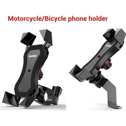 Motorcycle Bicycle Moto Bike Phone Navigation Holder Support handlebar Rearview Mirror Mount Clip Bracket for Mobile CellPhone