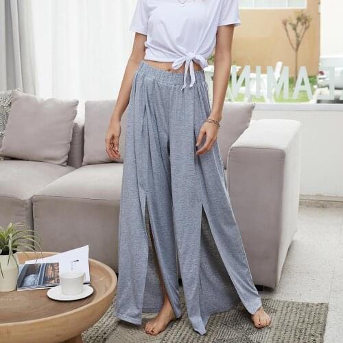 EIKFI Women's Wide Trousers