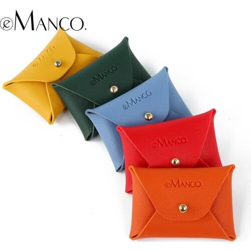 Leather coin Purse jewelry gift box jewlery packaging organizer trinket boxes