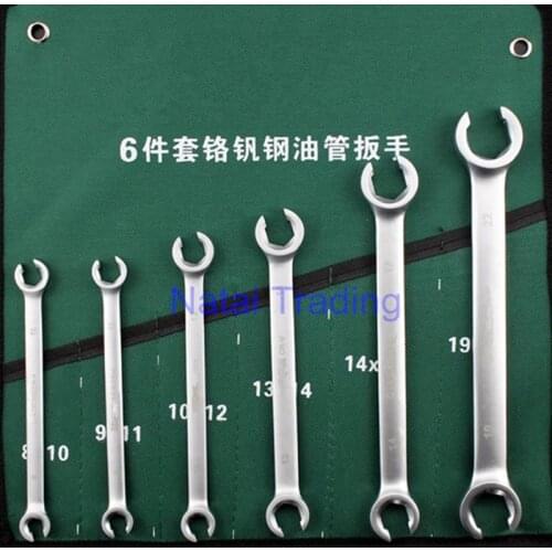 Diesel oil tube wrench spanner for oil pipe open-ended wrench, common rail repair tool kit