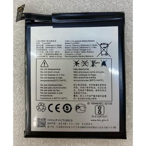 HST New 3000mAh TLp029D1 TLp029D7 Battery For Alcatel 3 3X 5 TCL V760 Y660 OT-5052D 5052Y 5086 5058 5058A 5058J 5058T Batteries