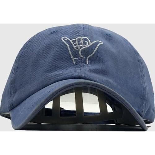 Men Women Caps Water Washed Baseball Cap Finger embroidery Fashion Adjustable Spring And Summer Cotton Outdoor Leisure Bonnets