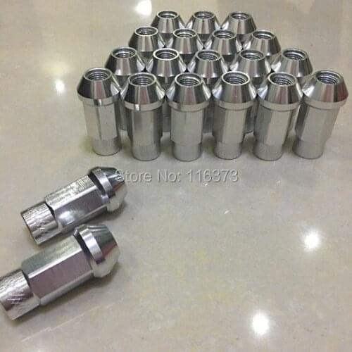 Light Weight 7075 Aluminum M12x1.5 Wheel rim lug nut For 2006-2009 Pontiac Torrent extended length open end