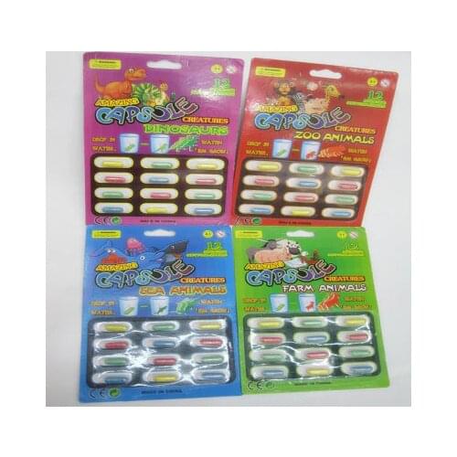 New Magic Soft EVA Baby Cognition Toys Early Educational Toy Kids Cartoon Dinosaur Toys Bath Toy Grow Capsule