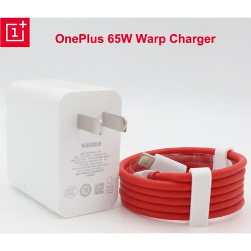 Original Oneplus 65W Fast Charger Warp Charger US EU Adapter Type C To Type C Cable For OnePlus 9 Pro 9R 8T 8 Pro 7T Pro Nord 10